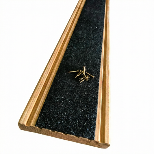 GreenTec GRP Anti-Slip Decking Strips Extra Wide 90mm Black, Yellow, Brown