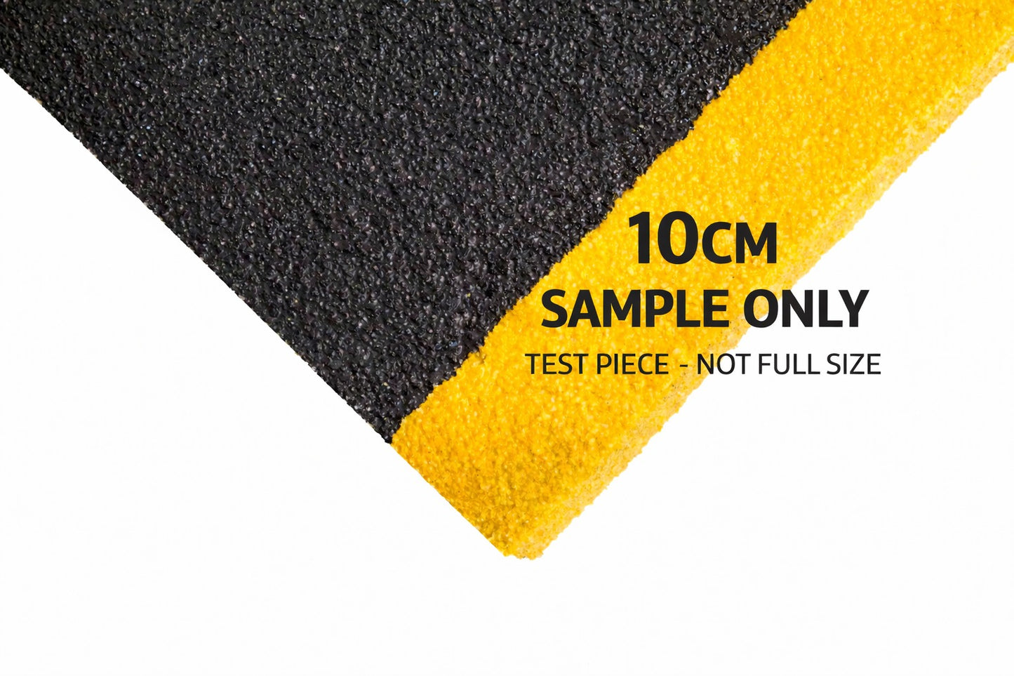GreenTec GRP Anti-Slip Stair Tread Cover – 100mm Sample