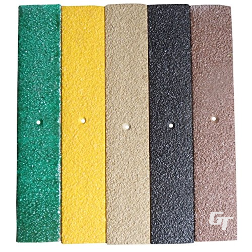1pc 1000mm Anti Slip Decking Strips – Heavy Duty GRP Non Slip Safety Strips for Garden, Steps & Patio