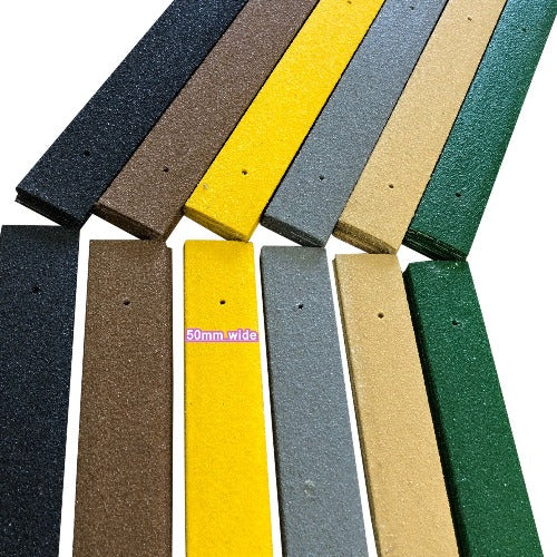 GreenTec GRP anti-slip decking strips – 6 colour options for outdoor decking and steps