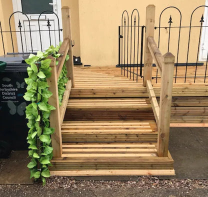 5 x Hard Wearing Polypropylene Anti Slip Strips with Fixings