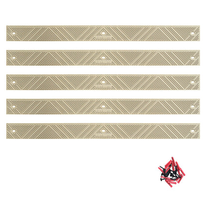 5 x Hard Wearing Polypropylene Anti Slip Strips with Fixings