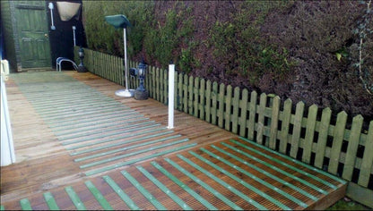 GRP Anti-Slip Decking Strips – Pack of 5 × 600mm | Gardens, Steps & Patios