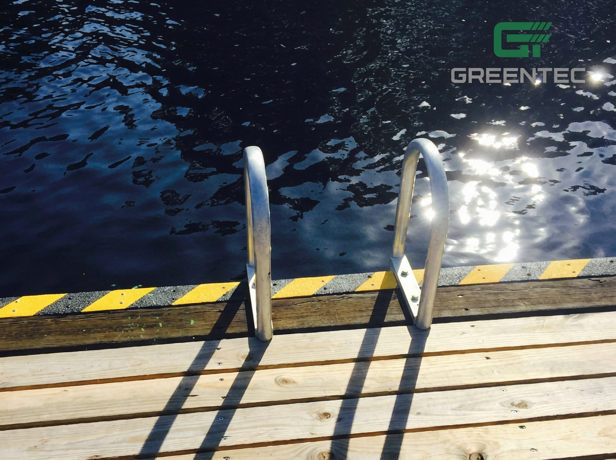 GRP Anti-Slip Decking Strips – Pack of 5 × 600mm | Gardens, Steps & Patios