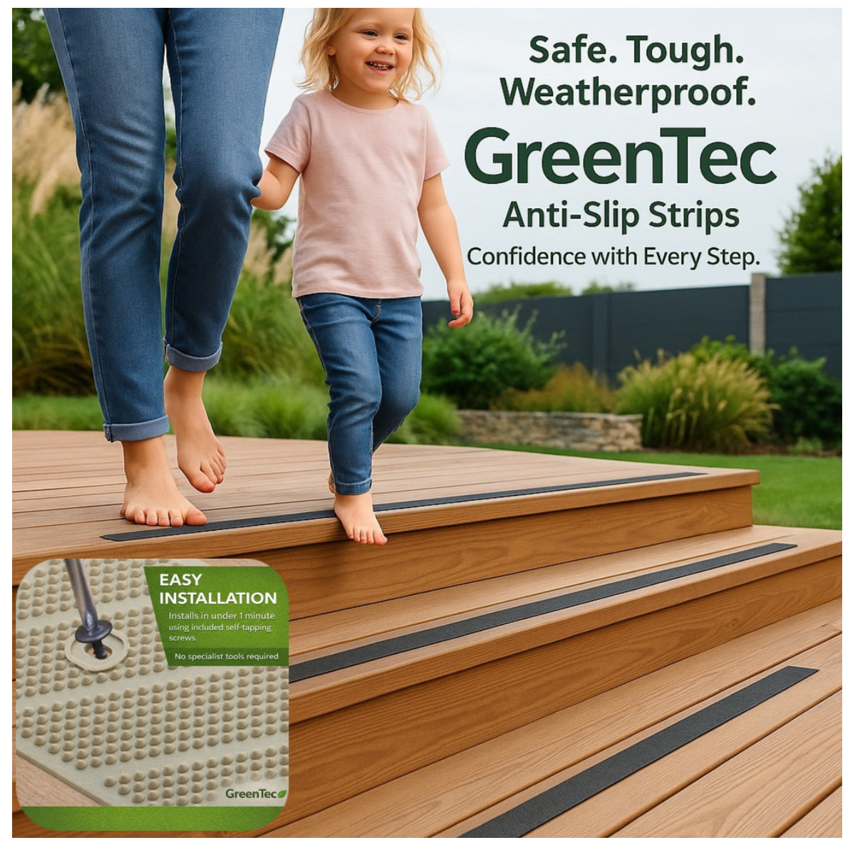 GreenTec anti-slip strips POLY strips