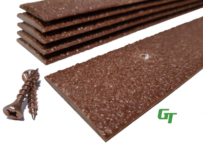 1pc 1200mm Anti Slip Decking Strips – Heavy Duty GRP Non Slip Safety Strips for Garden, Steps & Patio