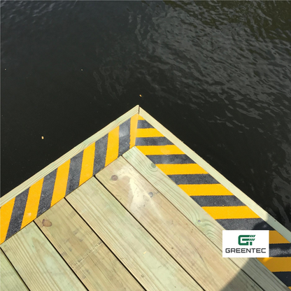 Bandes antidérapantes pour terrasses de 600 mm – Sécurité antidérapante en PRV robuste pour jardin, marches et patio