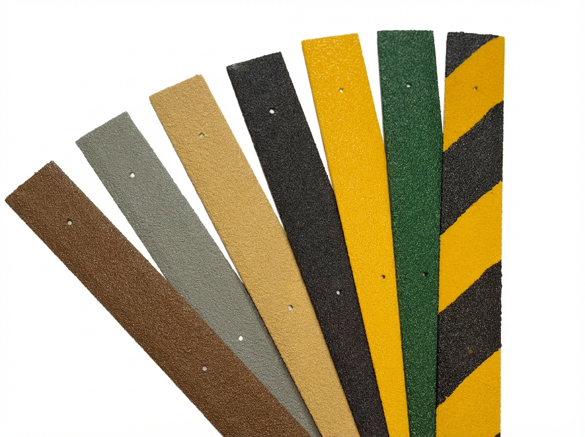 Rutschfeste Terrassendielenstreifen, 1000 mm, vorgebohrt, mit kostenlosen Schrauben.