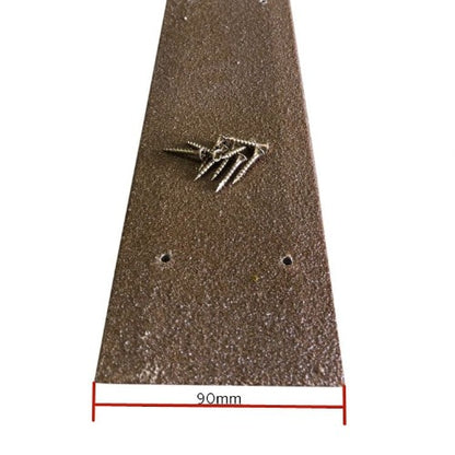 1pc 600mm - 90mm Wide Anti-Slip Decking Strips Pre-drilled with Free Screws